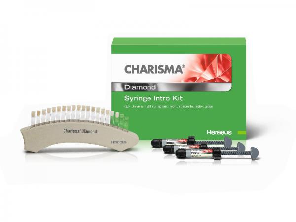 Charisma Diamond Intro Kit - 3x4g Syringes + Shade Guide | CrocoDental.eu